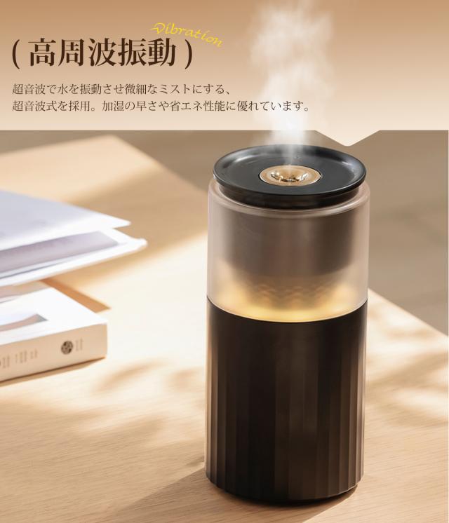 2025最新型・超微細ナノミスト】加湿器 卓上 車載兼用 小型 超音波式