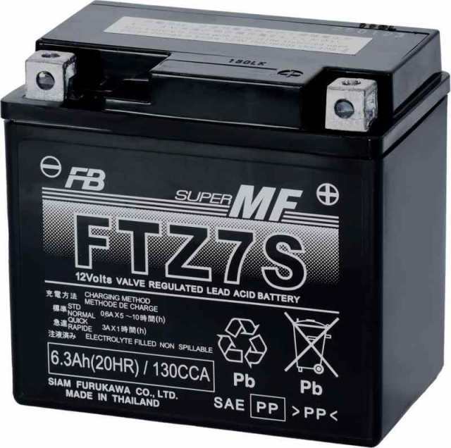 【送料無料】古河電池(FB) シールド型 バイク用バッテリー FTZ7Sの通販は