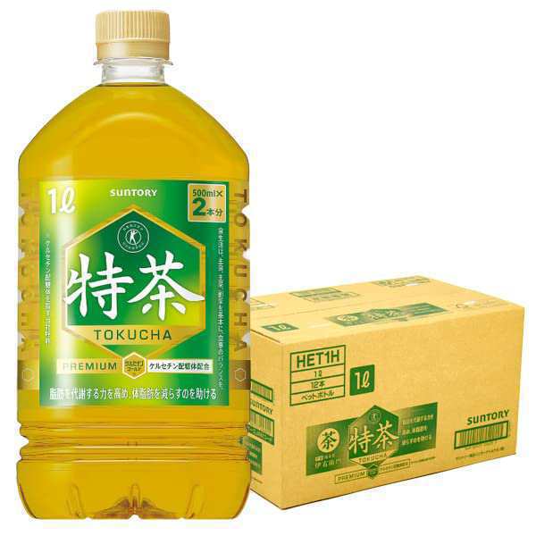 トクホサントリー 伊右衛門 特茶 お茶 1L×12本 体脂肪 ダイエット 特定健康食品の通販は
