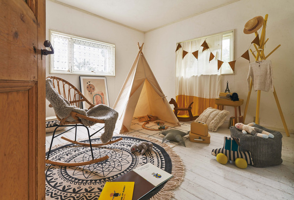 テント ティピー キッズ 子供用 オシャレ おしゃピク おしゃれなピクニック 簡単 持ち運び 室内 秘密基地 プレイハウスの通販は