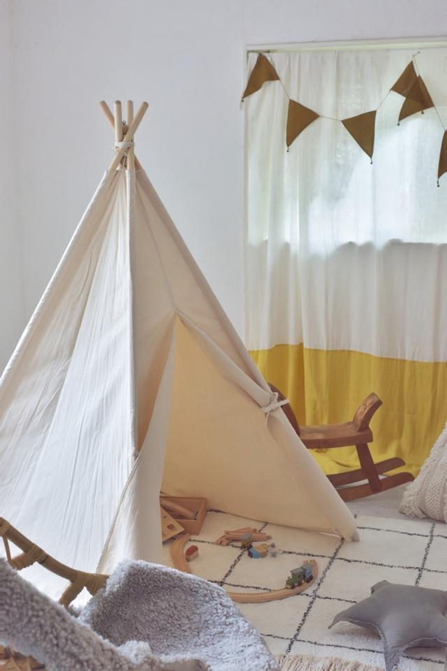 テント ティピー キッズ 子供用 オシャレ おしゃピク おしゃれなピクニック 簡単 持ち運び 室内 秘密基地 プレイハウスの通販は