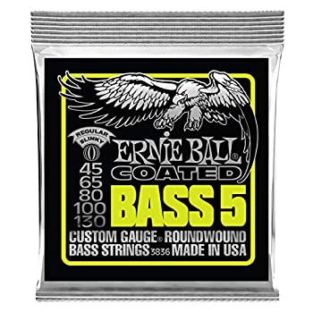 【中古品】【正規品】 ERNIE BALL 3836 ベース弦 5弦 (45-130) 5-STRING COATED REGUL(中古品)の通販は 12,203円