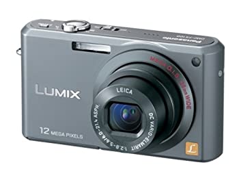 【中古品】パナソニック デジタルカメラ LUMIX (ルミックス) FX100 シルバー DMC-FX10(中古品)