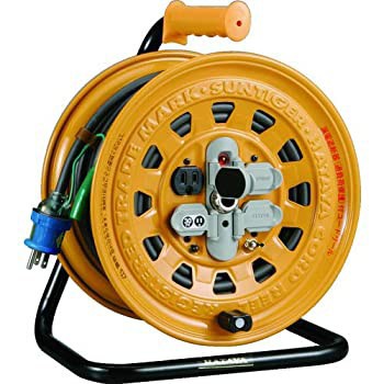 【未使用 中古品】ハタヤ コードリール ブレーカーリール 15A 30m 屋内用 BG-301KX(中古品)