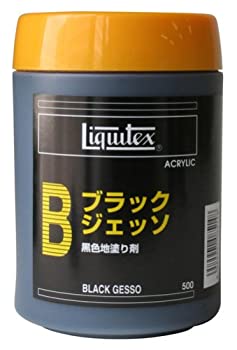 【中古品】リキテックス アクリル絵具 リキテックス ブラックジェッソ ブラック 500ml(中古品) 7,455円