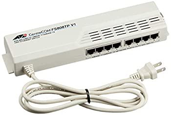 【中古品】アライドテレシス CentreCOM FS808TP V1 レイヤー2スイッチ(10/100M) RoHS (中古品)