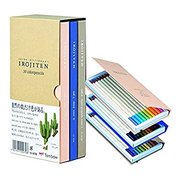 【中古品】トンボ鉛筆 色鉛筆 色辞典 第二集 30色 CI-RTB(中古品)