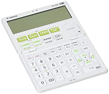 【中古品】キヤノン 12桁金融電卓 FN-600 借りる計算、貯める計算に便利(中古品)の通販は