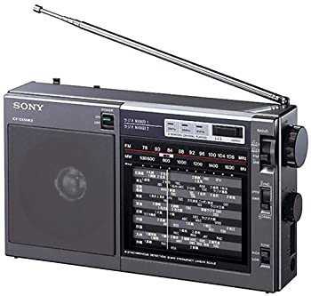 中古】ソニー FM/AMハンディーポータブルラジオ レッド ICF-51/R