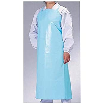 【中古品】ワコウ マイティクロス (エプロン) 胸当てタイプ Mサイズ ブルー E1001-1(中古品)