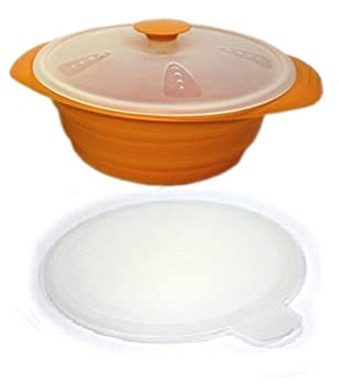 【未使用 中古品】シリコン折りたたみキャセロール オレンジ(中古品)の通販は 5,768円