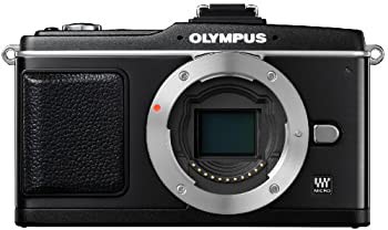 OLYMPUS ミラーレス一眼 PEN E-P2 ボディ ブラック E-P2BODY-BLK(中古品)の通販は
