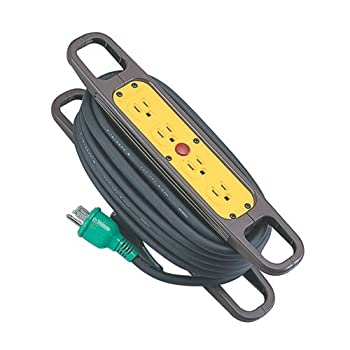 【中古品】日動 ハンドリール 10M アース付 黒 HR-E104F(中古品)