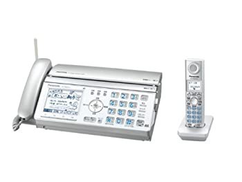 【中古品】パナソニック おたっくす デジタルコードレスFAX 子機1台付き シルバー KX-(中古品)の通販は