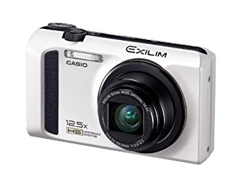 【中古品】CASIO デジタルカメラ EXILIM ホワイト EX-ZR100WE(中古品)