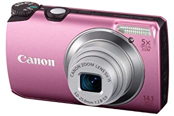 Canon デジタルカメラ PowerShot A3200 IS ピンク PSA3200IS(PK)(中古