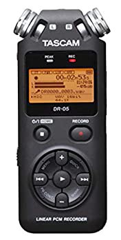 未使用 中古品】TASCAM リニアPCMレコーダー ブラック DR-05