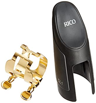 【未使用 中古品】RICO リガチャー ラバー用 クラリネット 特注金メッキ(プラスチックキャッ (中古品)