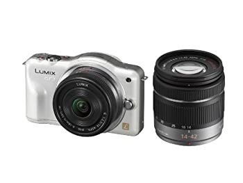 【中古品】パナソニック ミラーレス一眼カメラ LUMIX GF3 ダブルズームキット シェル (中古品)の通販は