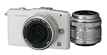 OLYMPUS ミラーレス一眼 PEN mini E-PM1 ツインレンズキット ホワイト