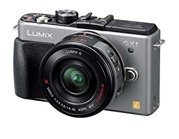 【中古品】パナソニック ミラーレス一眼カメラ ルミックス GX1 レンズキット 電動ズー(中古品)