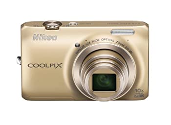 【中古品】Nikon デジタルカメラ COOLPIX (クールピクス) S6300 エレガントゴールド S(中古品)