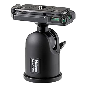ベルボンQHD-73Q 中古品 中古品】Velbon 自由雲台 QHD-73Q 大型 底面径64mm クイックシュー対応