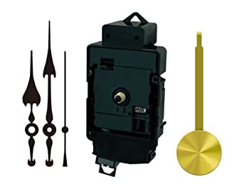 【未使用 中古品】誠時(セイジ) 掛け時計用 下振子機能/夜間秒針止め機能付 電波時計 ムーブ (中古品)