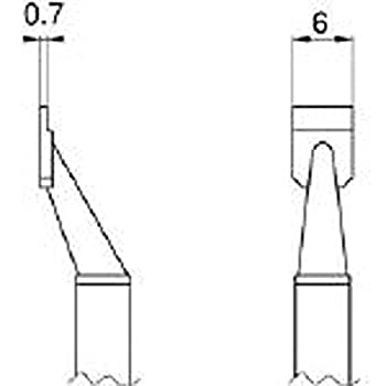 【未使用 中古品】白光(HAKKO) こて先 SOP 6L型 T81005(中古品)