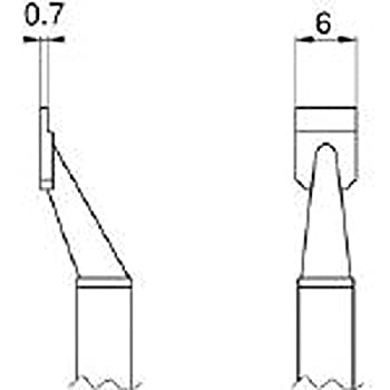 【未使用 中古品】白光(HAKKO) こて先 SOP 25L型 T81011(中古品)