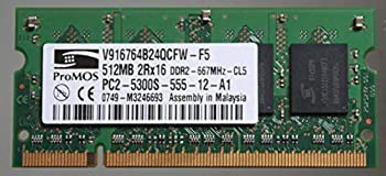 中古品】中古メモリ ProMOS PC2-5300(DDR2-667) 512MB SODIMM