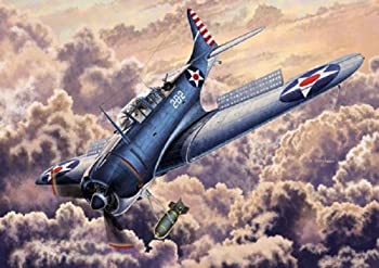 【中古品】アカデミー 1/48 USN SBD-2 ドーントレス ミッドウェー AM12296 プラモデル(中古品)