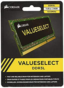 【中古品】CORSAIR Memory Module DDR3L ノート VALUE SELECT Series 8GB×1kit CMSO8(中古品)の通販は