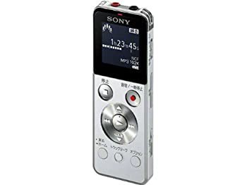 【中古品】SONY ステレオICレコーダー FMチューナー付 8GB シルバー ICD-UX544F/S(中古品)の通販は 18,870円