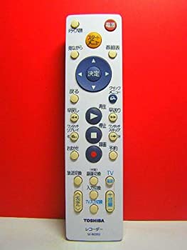 【中古品】東芝 HDD＆DVDレコーダー用シンプルリモコン SE-R0392(79105187)(中古品)の通販は