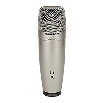 【未使用 中古品】SAMSON マイク USBコンデンサ USBケーブル 3m付属 C01U PRO(中古品)