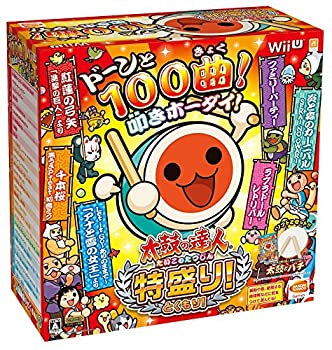 【未使用 中古品】太鼓の達人 特盛り! 専用太鼓コントローラ太鼓とバチ同梱版 - Wii U(中古品)の通販は