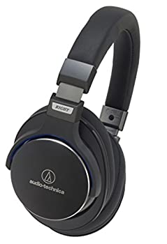 【中古品】audio-technica 密閉型ポータブルヘッドホン ハイレゾ音源対応 ブラック AT(中古品)