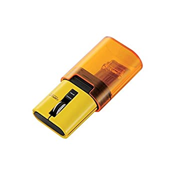 【中古品】エレコム マウス Bluetooth CAPCLIP 3ボタン IRLED搭載 充電式 イエロー M-(中古品)