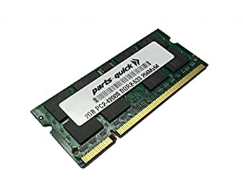 【中古品】parts-quick Acer Aspire4930 DDR2 PC2-4200ノートパソコンのRAM 2GBのメモ(中古品)の通販は