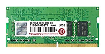 【未使用 中古品】Transcend ノートPC用メモリ PC4-17000(DDR4-2133) 4GB 1.2V 260pin SO-DIM(中古品)
