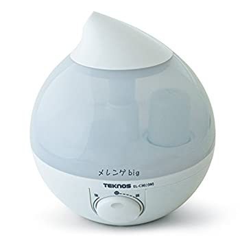 【未使用 中古品】TEKNOS テクノス しずく型加湿器 超音波式 EL-C302 ホワイト(中古品)の通販は