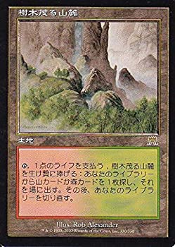 mtg 樹木茂る山麓 日本語3枚セット　サインド mtg 樹木茂る山麓 日本語3枚セットサインド