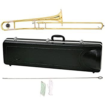 【未使用 中古品】MAXTONE テナートロンボーン B♭管 8インチベル ゴールドラッカー仕上げ TR(中古品)の通販は