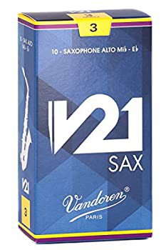 【中古品】バンドーレン アルトサクソフォンリード V21 硬さ : 3 (10枚入り)(中古品)の通販は