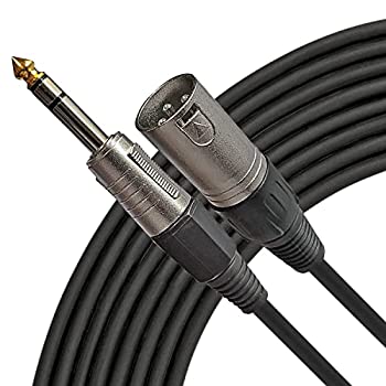 【中古品】AxcessAbles 長さ15フィート 1/4インチ TRS→XLRオス バランスオーディオケ(中古品)