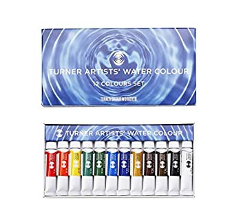 【中古品】ターナー色彩 透明水彩絵具 12色セット WT00512C 5ml(中古品)の通販は