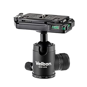 未使用 中古品】Velbon 自由雲台 QHD-S6Q 中型 底面径42mm コマ止め