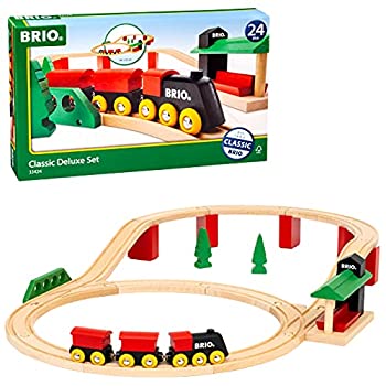 【中古品】BRIO クラシックDXレールセット 33424(中古品)