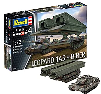 【中古品】ドイツレベル 1/72 ドイツ陸軍 レオパルド 1A5 & ビーバー 架橋戦車 プラモ(中古品)の通販は 10,169円